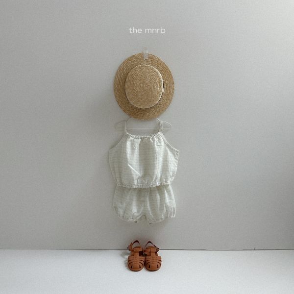 MINI ROBE 棉麻挖肩套裝 