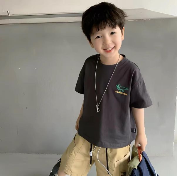 純棉恐龍短T 