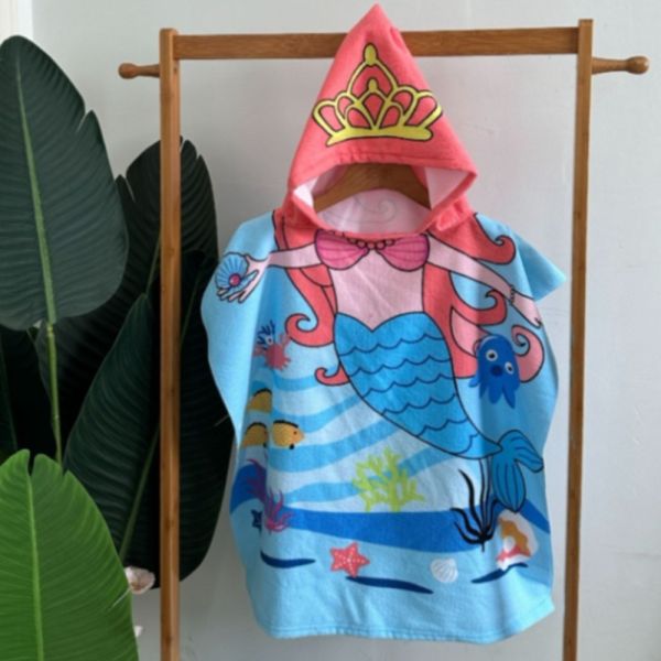 連帽浴巾衣 
