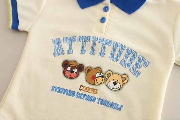 三隻熊短袖套裝 