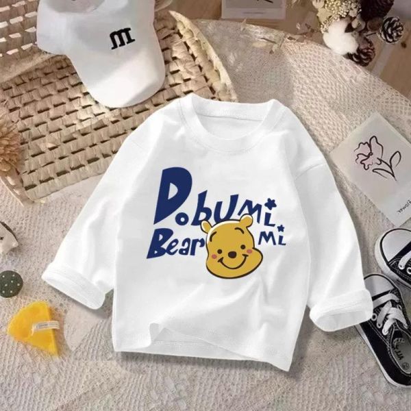 純棉卡通長袖薄T 