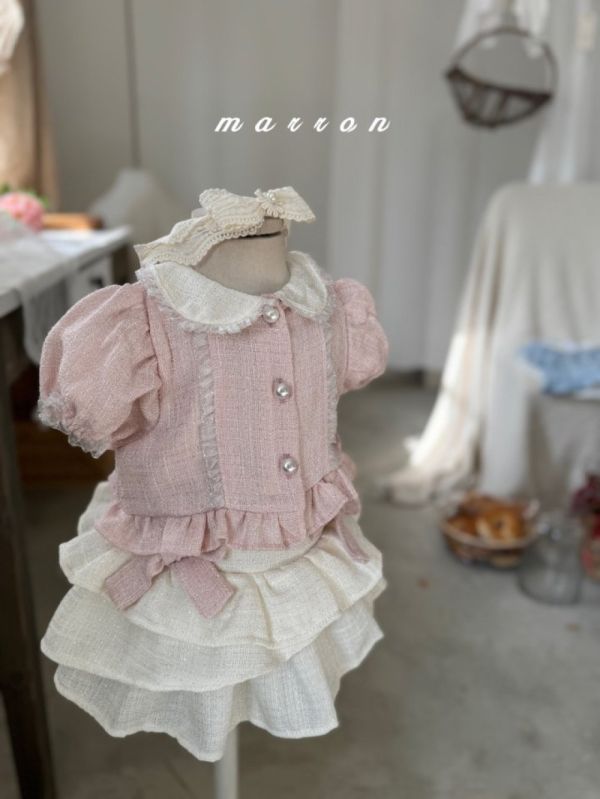 Marron(Chocos) 公主褲裙套裝 