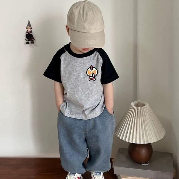 純棉卡通家族上衣 