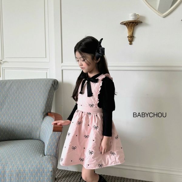 BABYCHOU蝴蝶結連身裙 