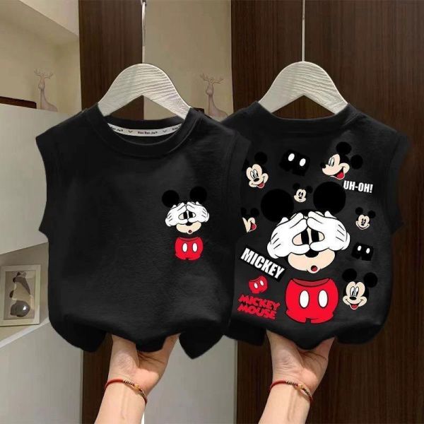 純棉米奇無袖上衣 