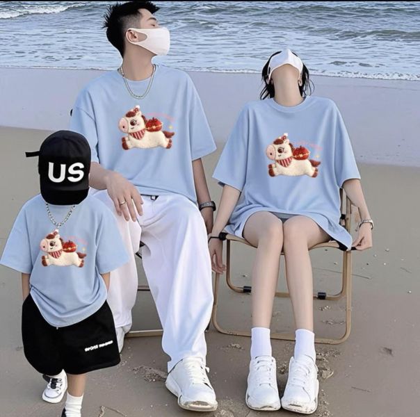 純棉馬上有禮親子裝 