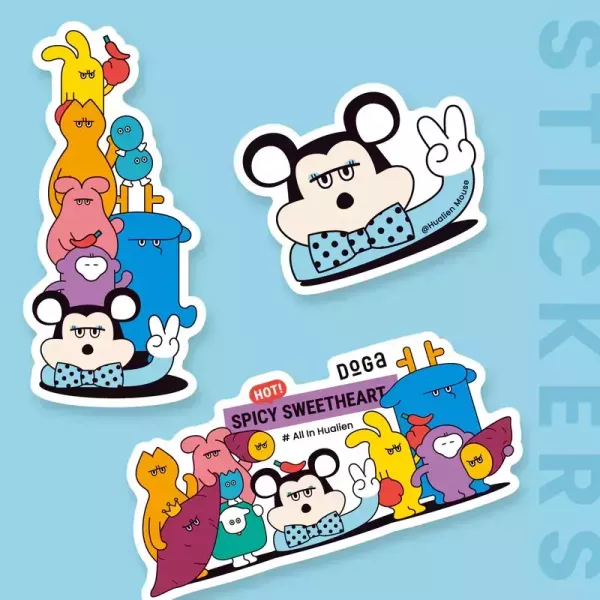 DoGa「花蓮限定款」花蓮鼠設計貼紙 