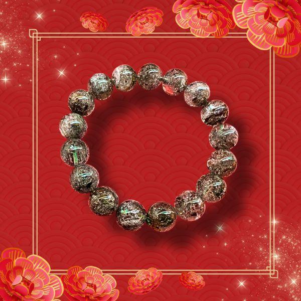 綠幽靈水晶11mm手珠 