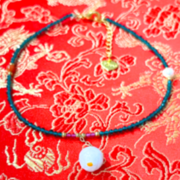 璀璨多寶氣質腳鍊 內直徑6.8公分，外直徑7.2公分 