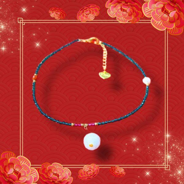 璀璨多寶氣質腳鍊 內直徑6.8公分，外直徑7.2公分 