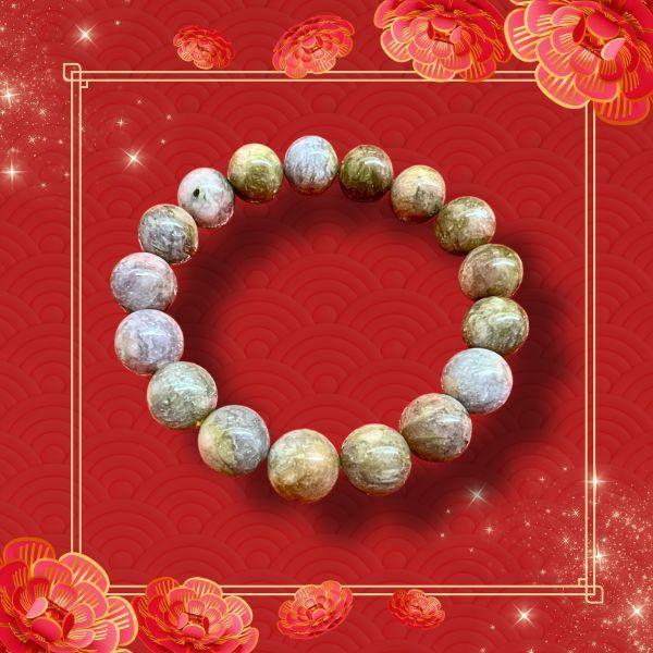 西瓜碧璽12mm手珠【 男、女 】 