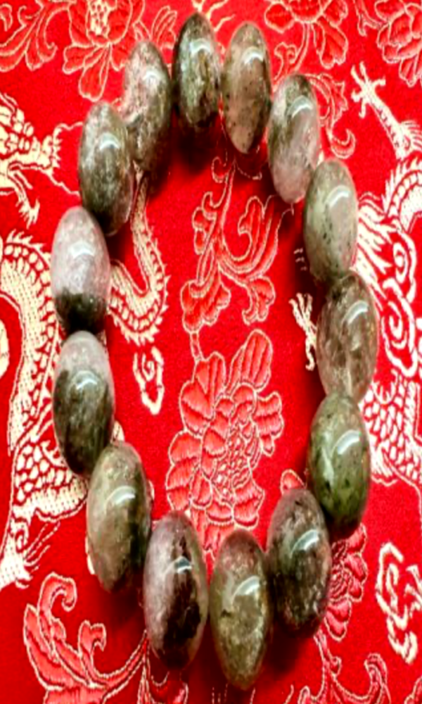 綠幽靈水晶13mm手珠【 男 】 