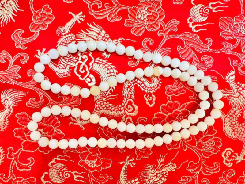 白硨磲6mm手珠/項鏈 