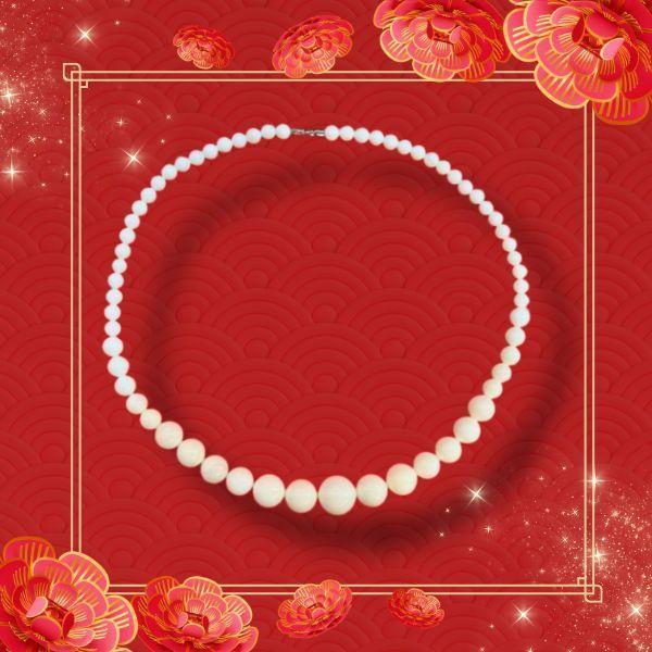 白硨磲6-14mm項鏈 