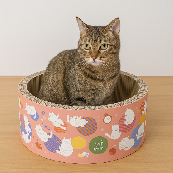 Custom Cat Scratcher & Cat House 貓抓板,抓板,台灣,工廠,製造,少量,貓抓板定製,台灣工廠,紙品,印刷廠,紙廠,浪紙,