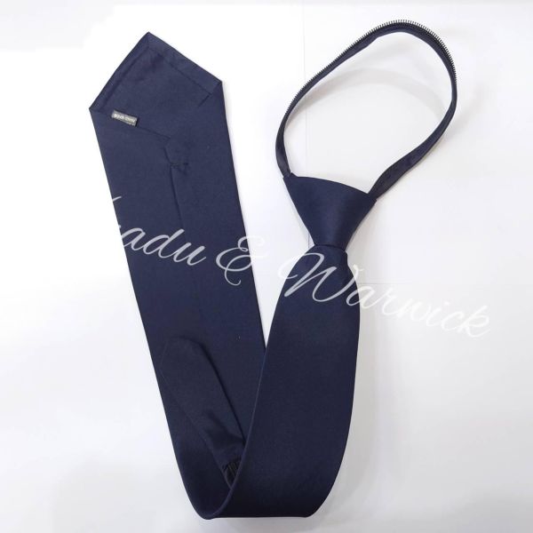 【Huadu&Warwick】警察丨警察常服&禮服專用自動式領帶 警察常服領帶,警察禮服領帶,素面藍色領帶