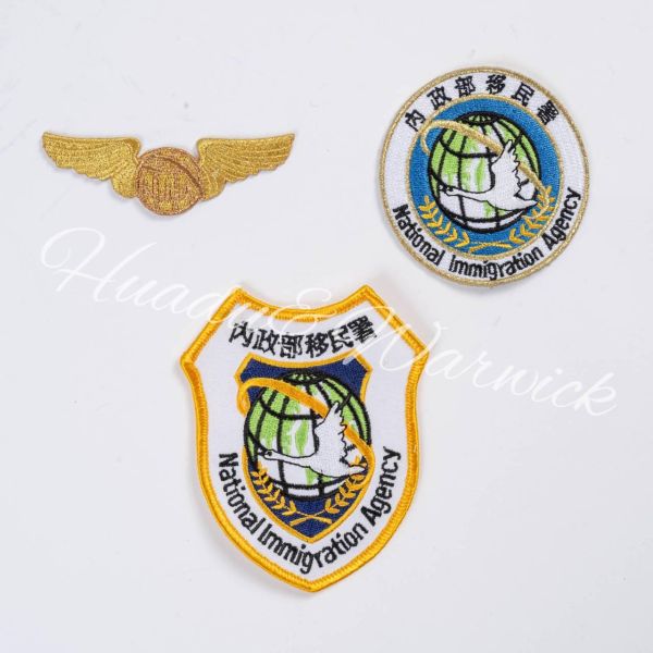 【Huadu&Warwick】移民署丨移民署臂章・徽章 移民署臂章,移民署徽章,移民署小翅膀,移民署署徽,移民署胸章