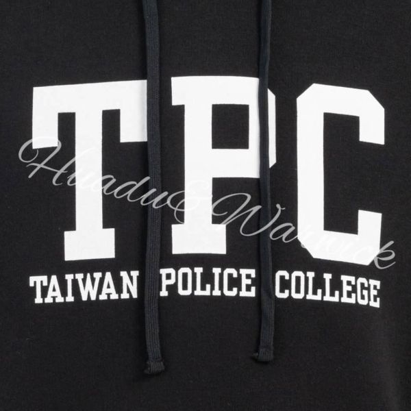 【Huadu&Warwick】警專學生丨TPC休閒帽T・黑色 圓領吸濕排汗T,警鴿燙印款(黑色)警察圓領T,警鴿燙印款(粉色)警察圓領T,警鴿刺繡款(黑色)警察圓領T,TPC帽T