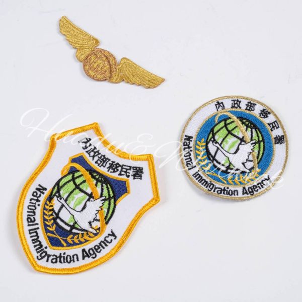 【Huadu&Warwick】移民署丨移民署臂章・徽章 移民署臂章,移民署徽章,移民署小翅膀,移民署署徽,移民署胸章