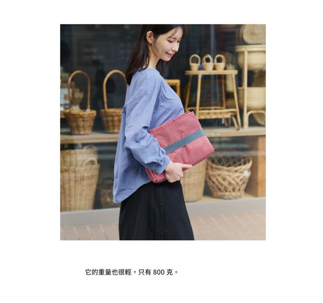 [每組6只] 日本時尚摺疊購物袋附輪子 日本時尚摺疊購物袋附輪子