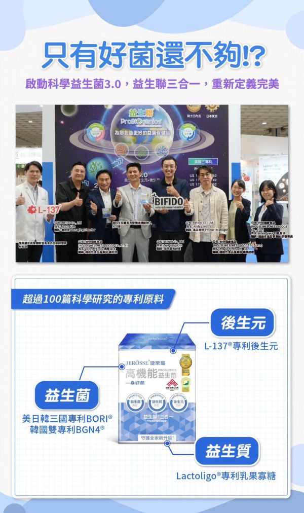 婕樂纖高機能益生菌 