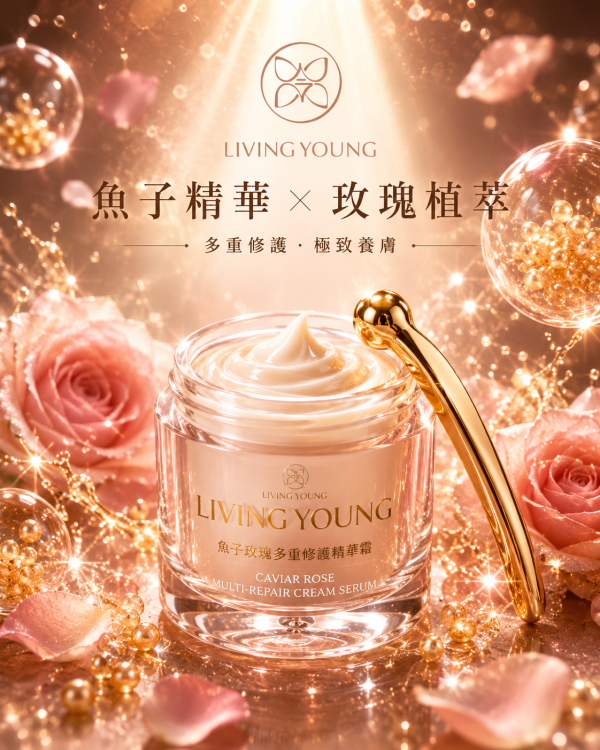 魚子玫瑰多重修護精華霜 