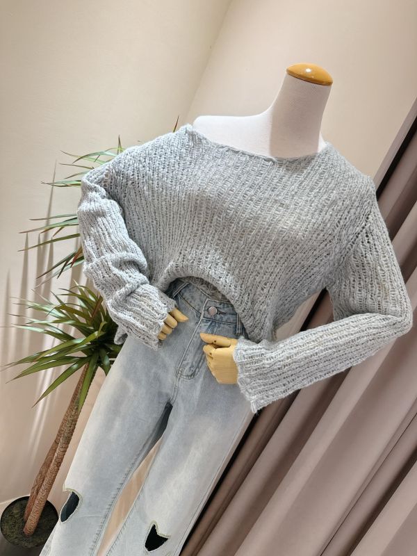 仿羊毛粗針織上衣 仿羊毛粗針織上衣