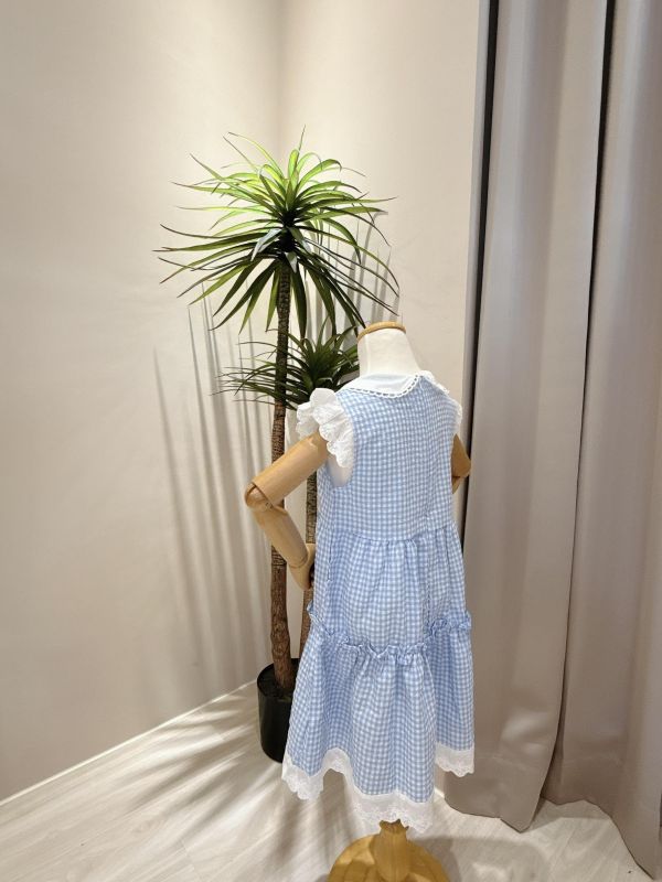 小熊格子洋裝 小熊格子洋裝