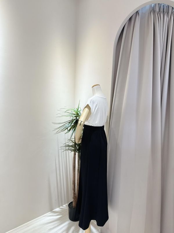 抽繩魚尾開衩長裙 抽繩魚尾開衩長裙