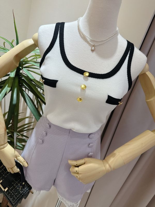 小香涼感針織背心 小香涼感針織背心