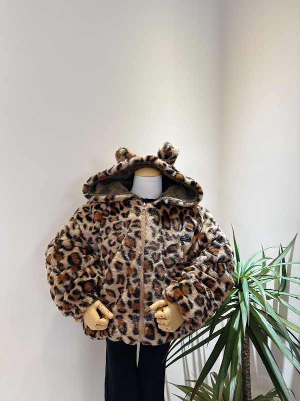 毛毛豹紋外套 毛毛豹紋外套