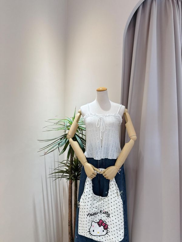 仙女蝴蝶結綁帶背心 仙女蝴蝶結綁帶背心