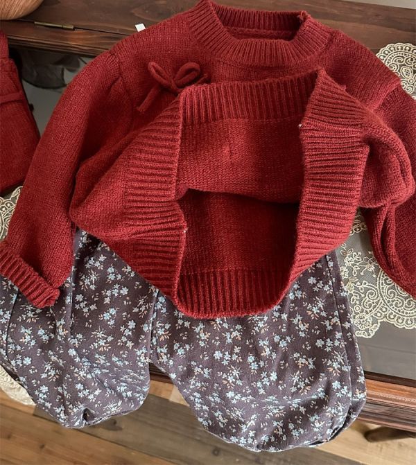 針織蝴蝶結毛衣 針織蝴蝶結毛衣