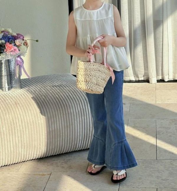 休閒喇叭褲 休閒喇叭褲