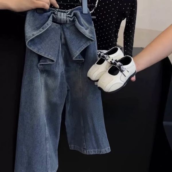 蝴蝶結牛仔褲 蝴蝶結牛仔褲