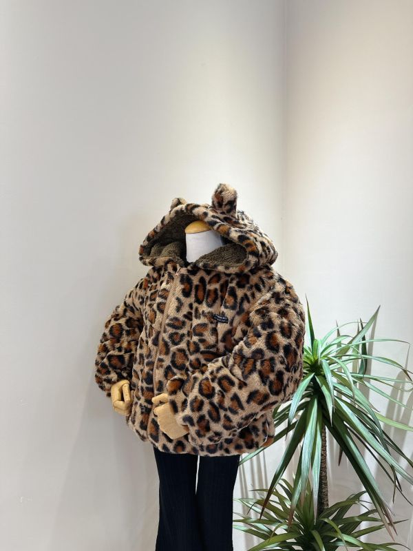毛毛豹紋外套 毛毛豹紋外套