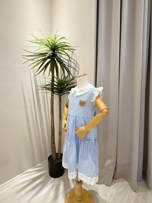 小熊格子洋裝 小熊格子洋裝