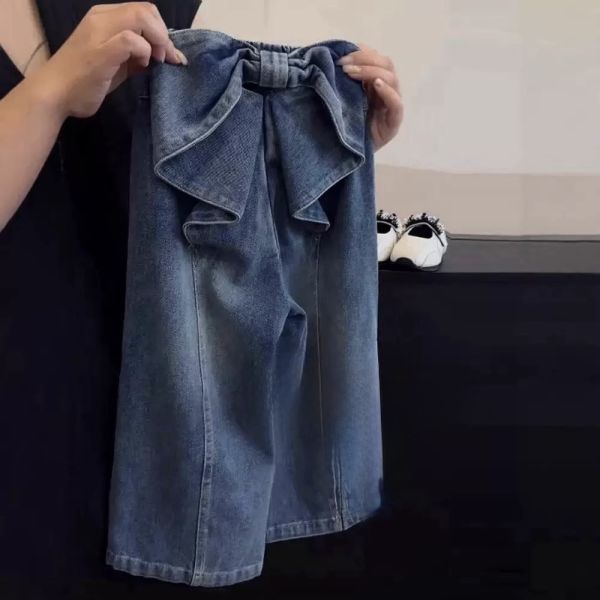 蝴蝶結牛仔褲 蝴蝶結牛仔褲