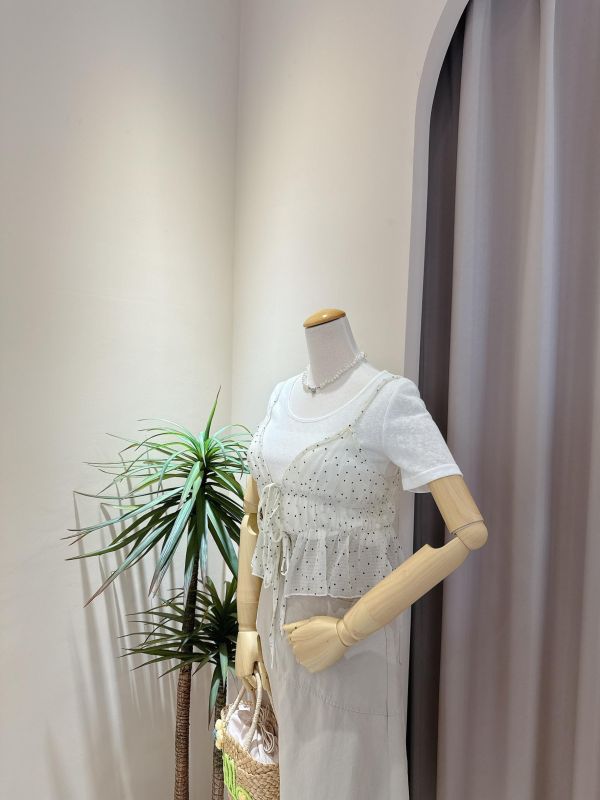 俏皮圓點兩件式上衣 俏皮圓點兩件式上衣