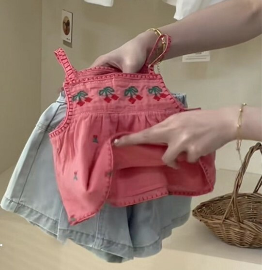 刺繡櫻桃套裝 