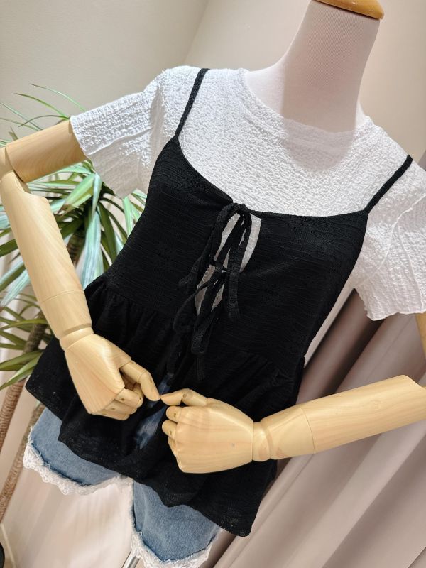 圓領微透膚打底上衣 圓領微透膚打底上衣