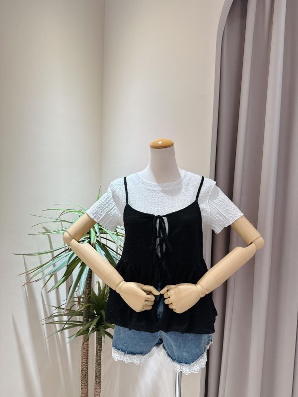 圓領微透膚打底上衣 圓領微透膚打底上衣