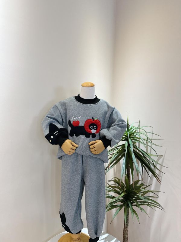 蘋果貓加絨套裝 蘋果貓加絨套裝