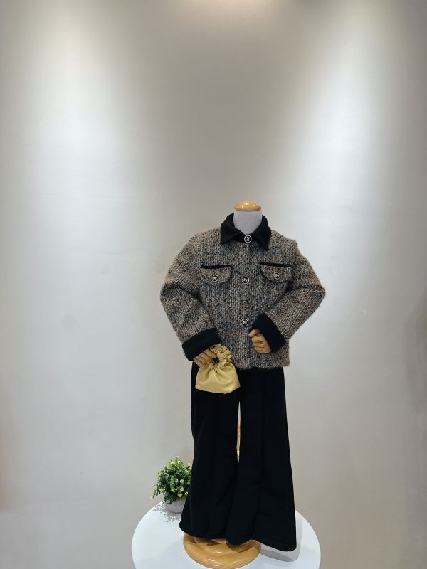 復古小香毛呢套裝 小香風套裝