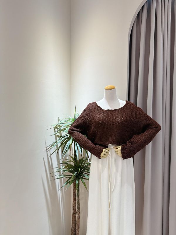 仿羊毛粗針織上衣 仿羊毛粗針織上衣