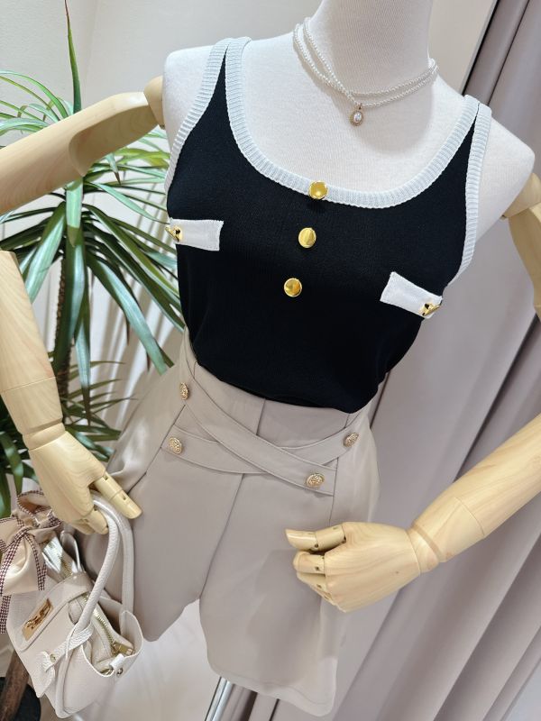 小香涼感針織背心 小香涼感針織背心