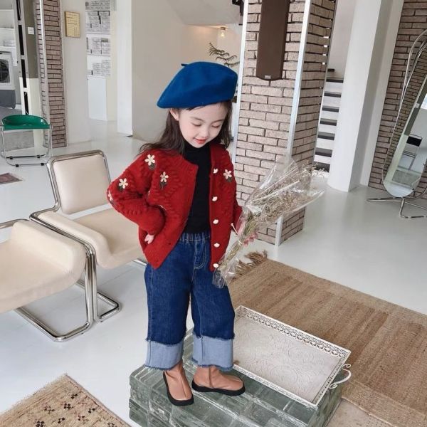 針織毛衣勾花外套 針織毛衣勾花外套