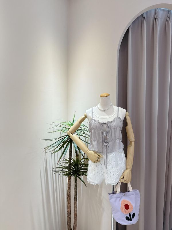 減齡綁帶兩件式背心上衣 減齡綁帶兩件式背心上衣