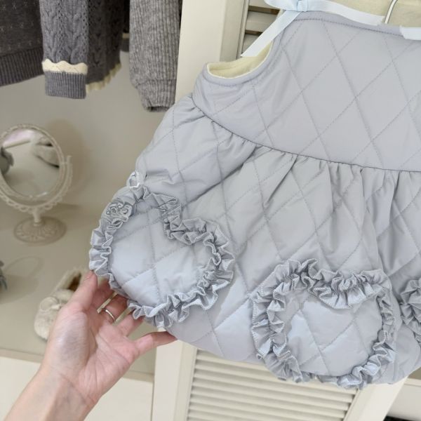 愛心花邊吊帶裙加絨套裝 愛心花邊吊帶裙加絨套裝