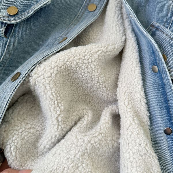 牛仔加厚毛洋裝 牛仔加厚毛洋裝